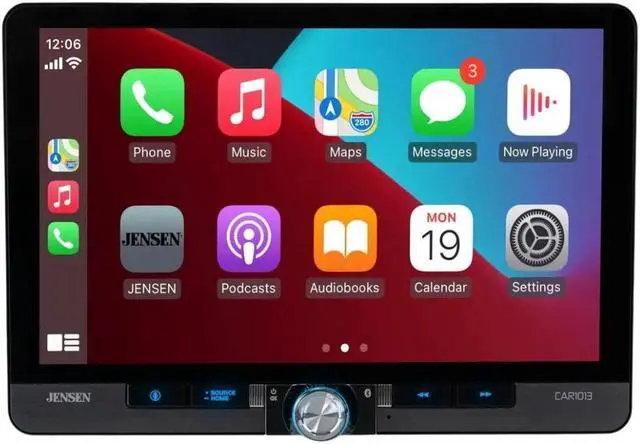 Main image of Jensen CAR1013 10.1" Multimedia Receiver w/ Wireless Android Auto, Apple Carplay