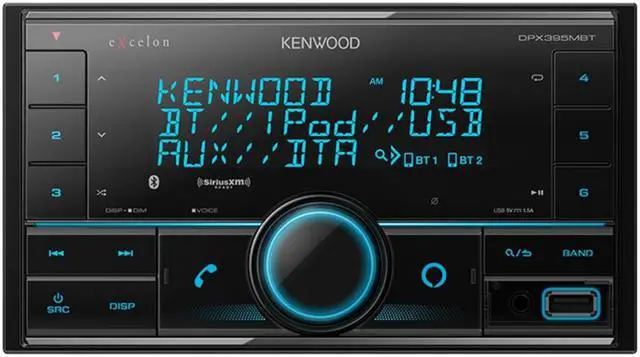 Alt view image 3 of 5 - Kenwood DPX395MBT Digital Media Receiver (Does Not Play Discs) w/ Bluetooth