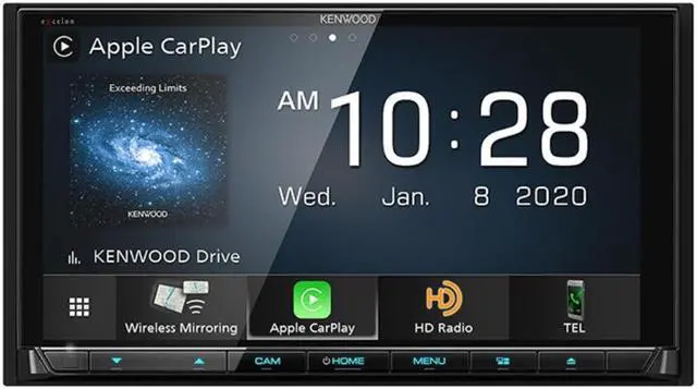 Alt view image 5 of 5 - Kenwood eXcelon DDX9907XR 6.8" DVD Receiver w/ CMOS-240U Universal Backup Camera