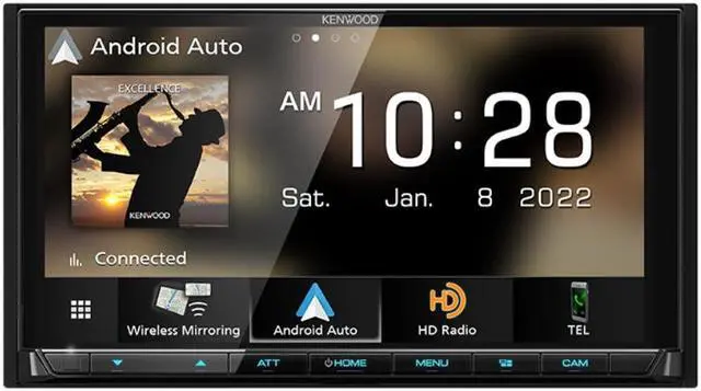 Alt view image 2 of 5 - Kenwood DMX958XR 6.8" Multimedia Receiver w/ CMOS-240U Universal Backup Camera
