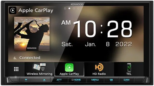 Alt view image 5 of 5 - Kenwood DMX908S 6.95" Multimedia Receiver w/ CMOS-240U Universal Backup Camera