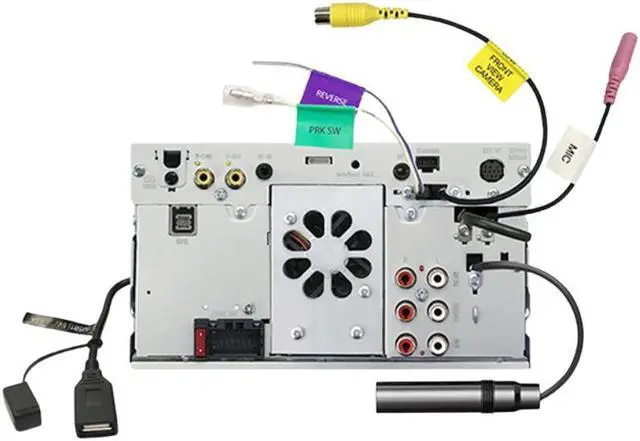 Alt view image 5 of 5 - Kenwood DMX809S 6.8" Multimedia Receive with CMOS-240U Universal Backup Camera