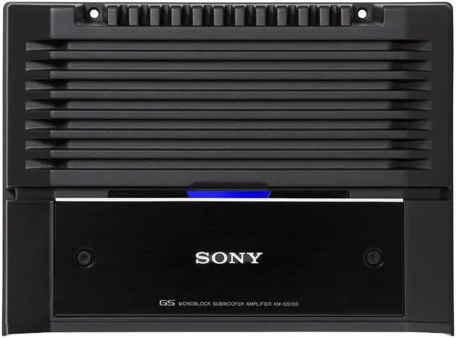 Alt view image 16 of 20 - Sony XMGS100 Monaural 330 Watt MOSFET Class D Car Audio Stereo Amplifier, Black