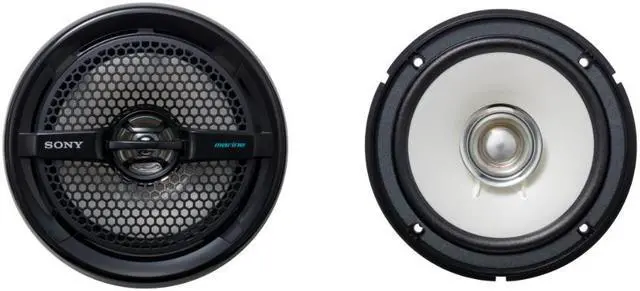 Alt view image 11 of 19 - Sony XS-MP1611B 6.5" 140W Dual Cone ATV/UTV Speakers Stereo Black, 2 Pack