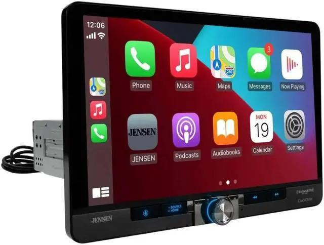 Main image of Jensen CAR140MW 10.1" Multimedia Receiver with Bluetooth, CarPlay/Android Auto