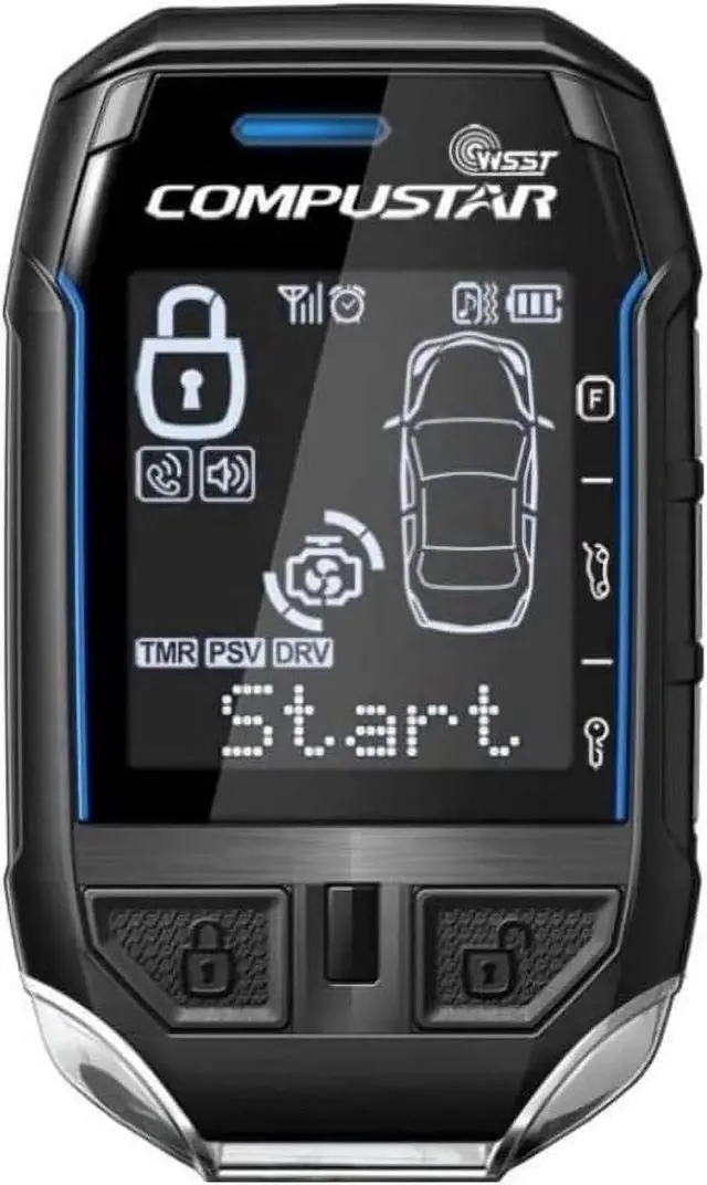 Alt view image 2 of 3 - Compustar 2WT11-WSSR 2-Way LCD Replacement Remote - 3 Mile Range