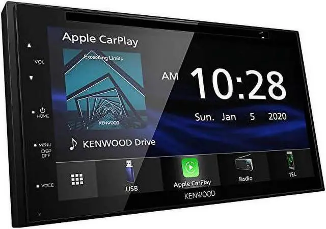 Alt view image 16 of 16 - Kenwood DDX57S 6.8" Capacitive Screen DVD Receiver with Car Play, Android Auto, Bluetooth