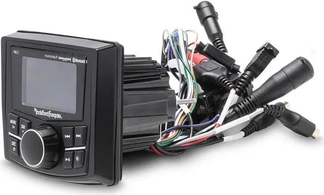Alt view image 17 of 20 - Rockford Fosgate PMX-3 Punch Marine/Motorsport 2.7" Digital Media Receiver
