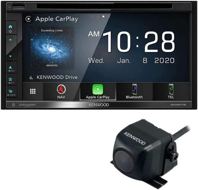 Main image of Kenwood DNX577S 6.8" Navigation DVD Receiver & CMOS-230 Universal Backup Camera
