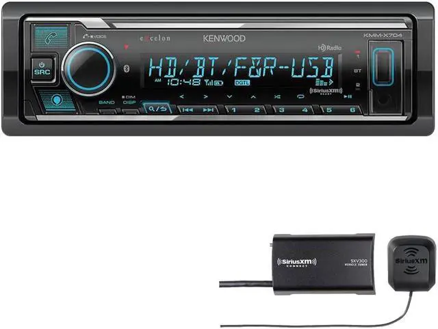 Main image of Kenwood Excelon KMM-X704 Media Receiver with SiriusXM SXV300V2 Vehicle Tuner