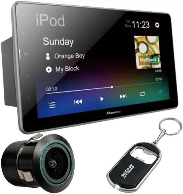 Main image of Pioneer DMH-T450EX 9" Digital Media Receiver and Amazon Alexa with Bullet Camera