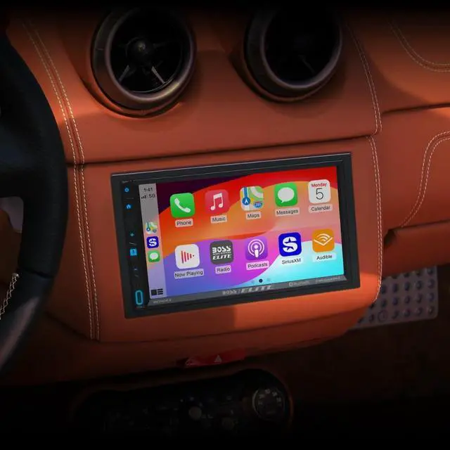 Alt view image 3 of 4 - BOSS BE7ACP.X Double-DIN 7" Digital Multimedia Receiver and Carplay/Android Auto