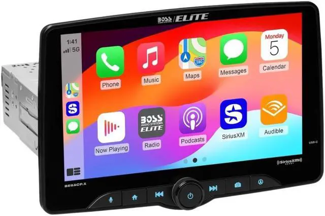 Main image of BOSS BE9ACP.X Single-DIN 9" Digital Multimedia Receiver and Carplay/Android Auto
