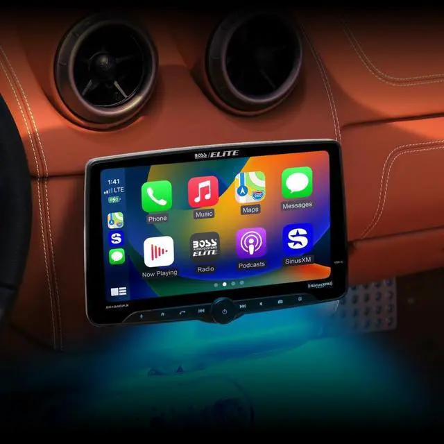 Alt view image 4 of 4 - BOSS Elite BE10ACP.XC 10.1" Multimedia Receiver w/ Apple CarPlay & BackUp Camera