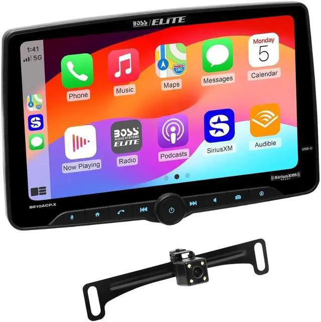 Main image of BOSS Elite BE10ACP.XC 10.1" Multimedia Receiver w/ Apple CarPlay & BackUp Camera