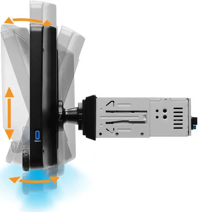 Alt view image 4 of 5 - BOSS BE9ACP.X Single-DIN 9" Digital Multimedia Receiver and Carplay/Android Auto
