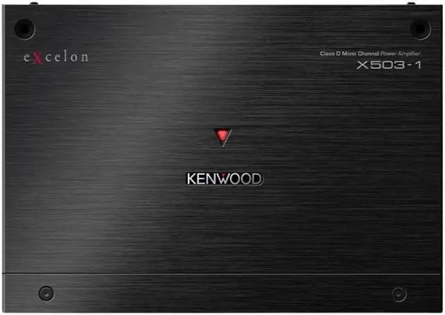Alt view image 2 of 5 - Kenwood X503-1 Class D 500W RMS Mono Power Amplifier with Wired Remote Control