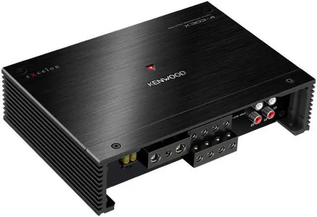 Main image of Kenwood X303-4 Class D 4-Channel Power Amplifier, 75W RMS, High-Resolution Audio
