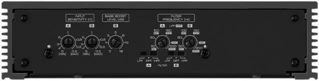 Alt view image 3 of 5 - Kenwood X303-4 Class D 4-Channel Power Amplifier, 75W RMS, High-Resolution Audio