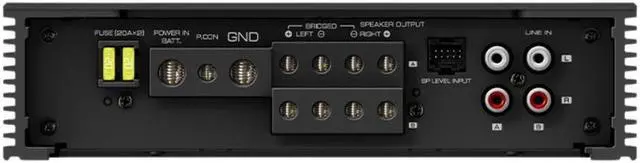 Alt view image 4 of 5 - Kenwood X303-4 Class D 4-Channel Power Amplifier, 75W RMS, High-Resolution Audio