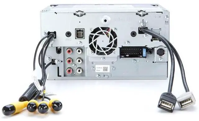 Alt view image 4 of 5 - JVC KW-V960BW 6.8" DVD Receiver and Apple CarPlay with License Plate Camera