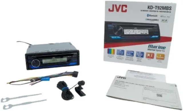 Alt view image 16 of 16 - JVC KD-T92MBS Marine/MotorSports CD Receiver