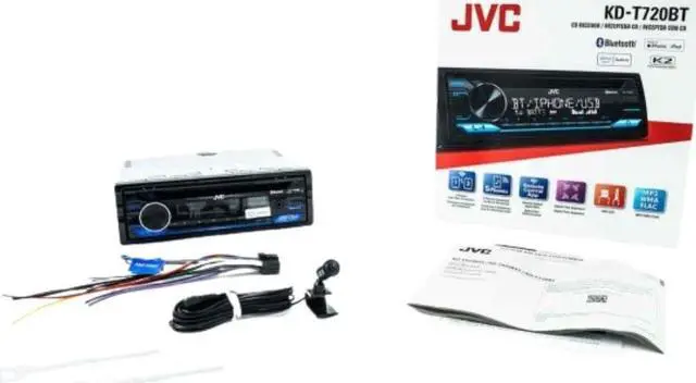 Alt view image 7 of 7 - JVC KD-T720BT CD Receiver