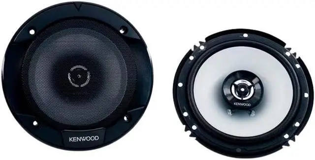 Alt view image 2 of 5 - Refurbished Kenwood KFC-1666S 6-1/2" 2-Way Coaxial Speakers, 30W RMS, Silver PP Woofer