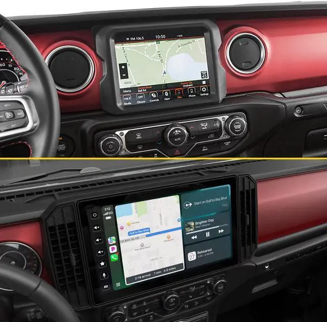 Alt view image 4 of 5 - Stinger SRX-JW18128 12.8" Multimedia Infotainment System for Jeep-Specific Model