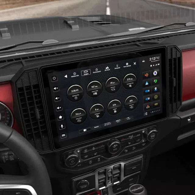 Alt view image 2 of 5 - Stinger SRX-JW18128 12.8" Multimedia Infotainment System for Jeep-Specific Model
