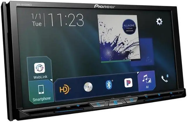 Alt view image 3 of 5 - Pioneer AVH-W4500NEX 7" Double-DIN Multimedia DVD Receiver with Backup Camera