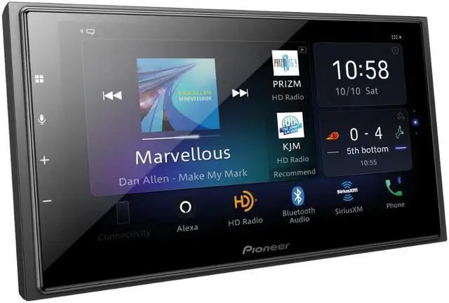 Alt view image 9 of 19 - Pioneer DMH-W4660NEX 6.8" Mechless Digital Media Receiver