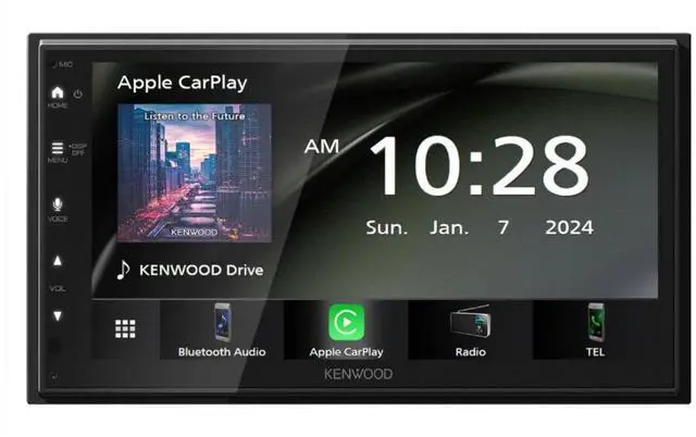 Alt view image 8 of 18 - Kenwood DMX5710 6.8 inch Digital Multimedia Bluetooth Receiver with Apple CarPlay and Android Auto