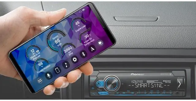 Alt view image 3 of 4 - Refurbished Pioneer MVH-S322BT Audio Media with Built-In Bluetooth