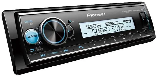 Alt view image 2 of 6 - PIONEER AUDIO MVH-MS512BS MARINE STEREO AM/FM/BT/SIRIUS