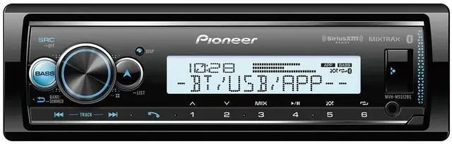 Alt view image 6 of 6 - PIONEER AUDIO MVH-MS512BS MARINE STEREO AM/FM/BT/SIRIUS