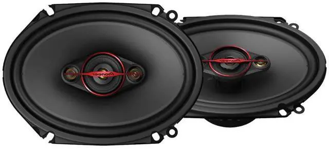 Alt view image 2 of 3 - Refurbished Pioneer TS-801M Custom-Fit Design 6x8" 4-Ohm 80-Watts RMS 4-Way Coaxial Speakers