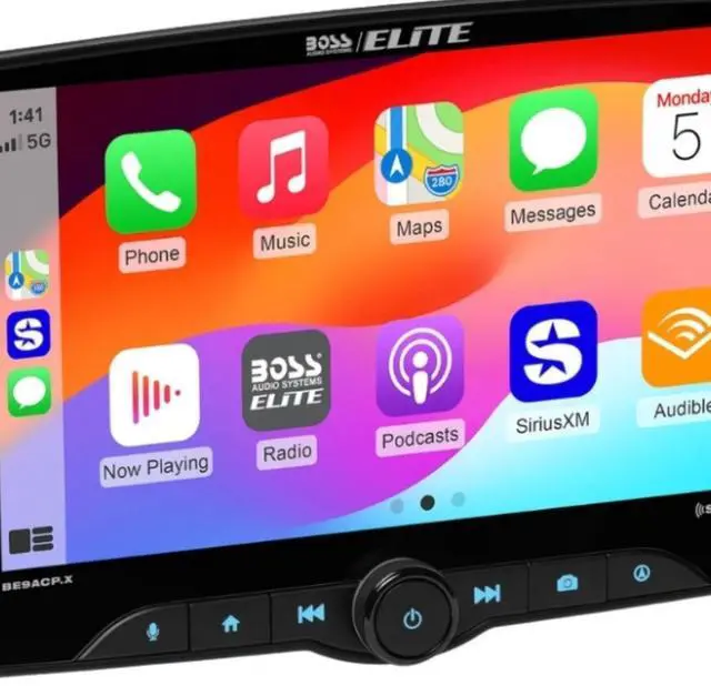 Alt view image 4 of 4 - BOSS BE9ACP.XC Single-DIN 9" Digital Multimedia Receiver with Backup Camera