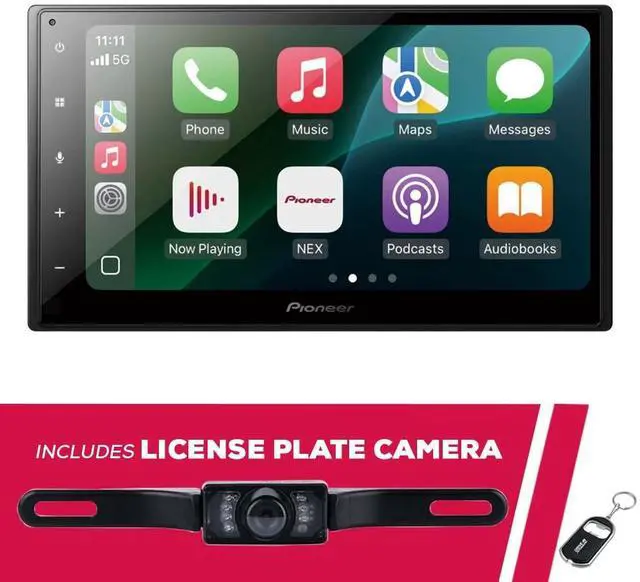 Main image of Pioneer DMH-1800NEX 6.8" 2-DIN Multimedia Receiver with License Plate Camera