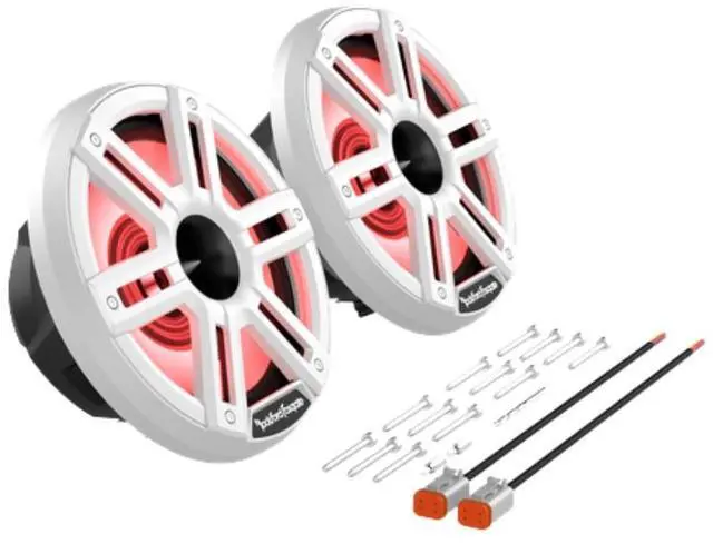 Alt view image 4 of 5 - Rockford Fosgate M2-8H M2 Series 8" Color-Optix 2-Way Horn Marine Speakers