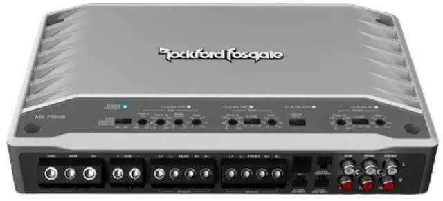 Alt view image 8 of 11 - Rockford Fosgate M2-750X5 Marine 750 Watt 5-Channel Element Ready Amplifier