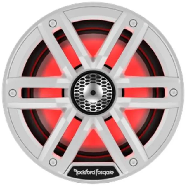 Alt view image 2 of 6 - Rockford Fosgate M2-65 M2 Series 6-1/2" Color-Optix marine speakers (White)