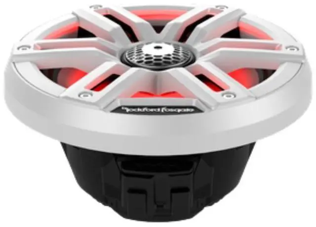 Alt view image 4 of 6 - Rockford Fosgate M2-65 M2 Series 6-1/2" Color-Optix marine speakers (White)
