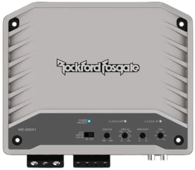 Alt view image 2 of 8 - Rockford Fosgate M2-500X1Mono Element Ready Marine Amplifier