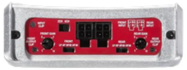 Alt view image 17 of 17 - Rockford Fosgate Punch 400 Watt Full-Range 4-Channel Amplifier PBR400X4D