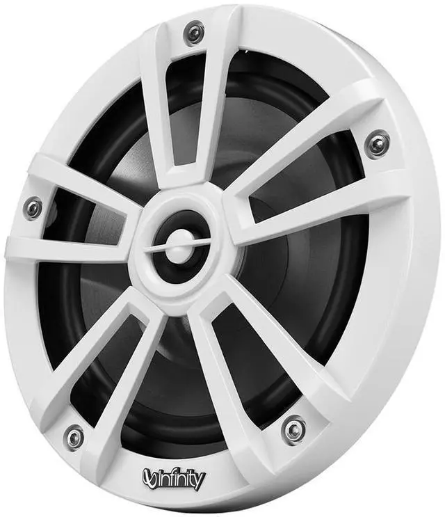 Alt view image 18 of 20 - Infinity INF622MLW 6.5" Round 225 Watt RGB LED Illuminated Marine Speakers - White (Pair)
