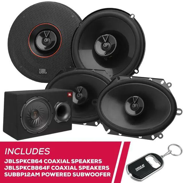 Main image of JBL BLSPKCB64 6.5" Speakers, JBLSPKCB864F 6x8" Speakers w/ SUBBP12AM Powered Sub