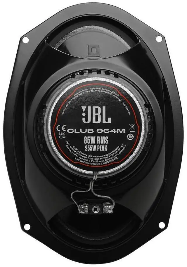 Alt view image 4 of 5 - JBL JBLSPKCB64 6.5" 2-Way Speakers and JBLSPKCB964M 6"x9" 3-Way Speakers