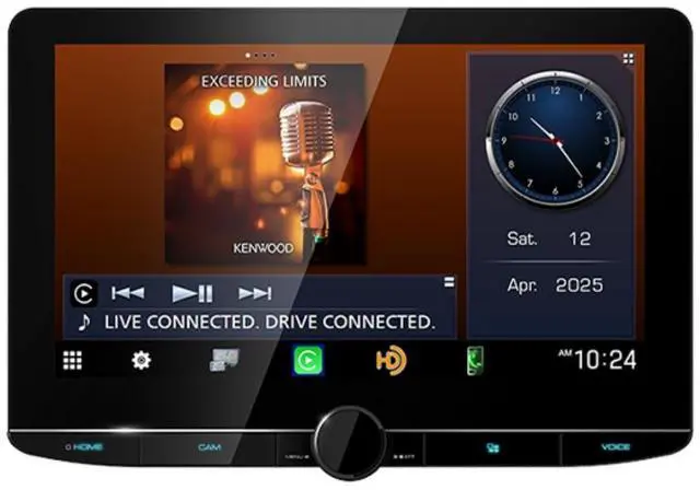 Alt view image 4 of 10 - Kenwood DMX1058XR 10.1" Multimedia Receiver w/ Wireless CarPlay & Android Auto