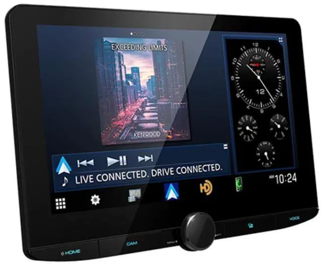 Alt view image 4 of 8 - Kenwood DMX1038S 10.1" Multimedia Receiver w/ Wireless CarPlay & Android Auto